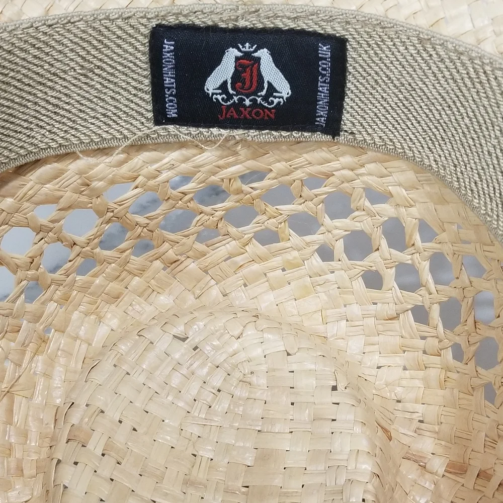Jaxon Unisex Straw Western Cowboy Hat One Size - Picture 11 of 14